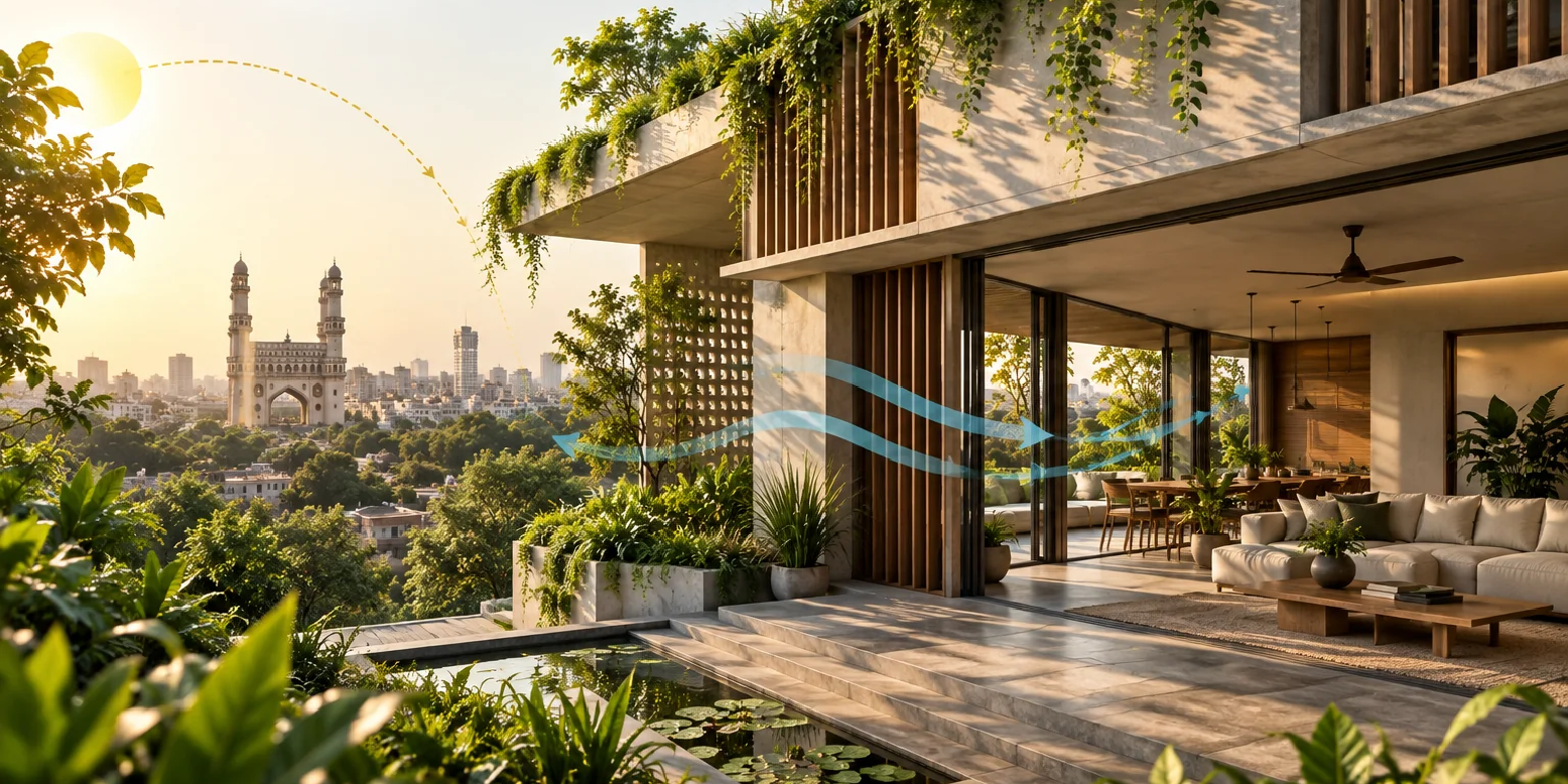 Climate-responsive residential architecture