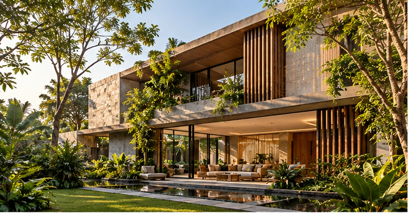 Modern villa design in Hyderabad